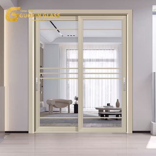 Slim Frame Sliding Glass Door Aluminum Sliding Windows & Doors Double Glazing